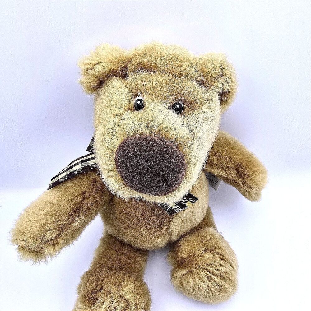 Vintage Y2K Russ Berrie Hodge Bear 27427 Brown Plush Teddy 10"